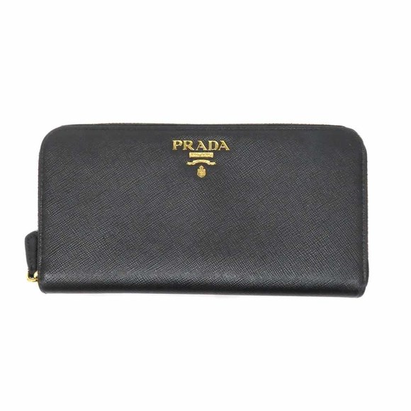 Prada Black Wallet Long Zip - Picture 1 of 6